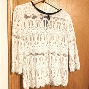 Express size small lace top